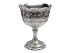 Серебряная ваза для конфет 46